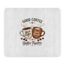 Bon café, bons amis avec deux tasses à café