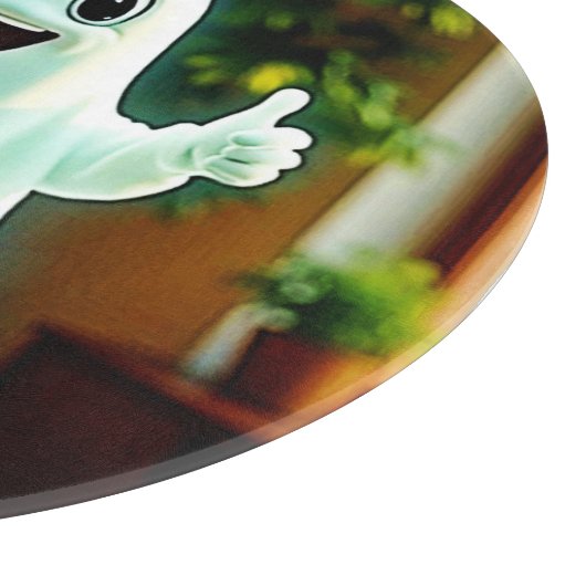 Planche À Découper Bon Fantôme : les pouces vers le haut (Coin)