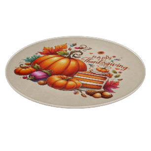 Planche À Découper Bon thanksgiving citrouille