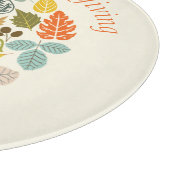 Planche À Découper Bon thanksgiving de vacances d'automne Feuilles co (Coin)