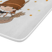 Planche À Découper Bon thanksgiving pèlerin (Coin)