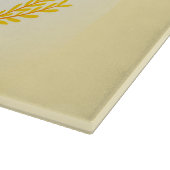 Planche À Découper Bon thanksgiving Turquie et feuillage d'automne (Coin)