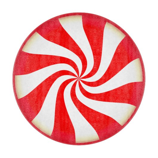 Planche À Découper Bonbons à la menthe poivrée (Devant)