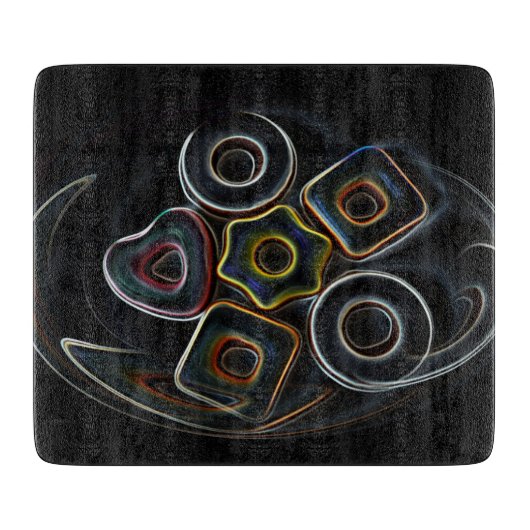 Planche À Découper Bonbons de Noël (Devant)