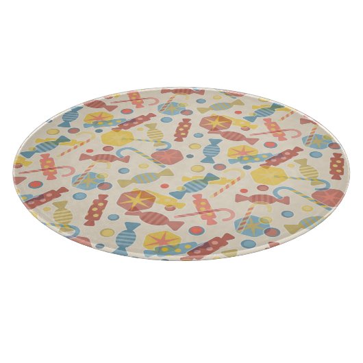 Planche À Découper Bonbons et motif de sucrerie (Coin)