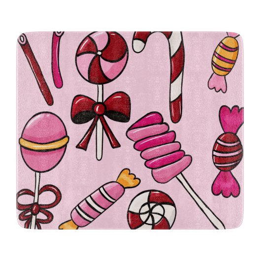 Planche À Découper Bonbons mignons (Devant)