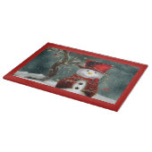 Planche À Découper Bonhomme de neige (Coin)