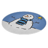 Planche À Découper Bonhomme de neige au soleil (Coin)