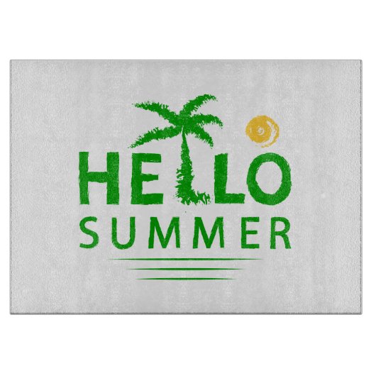 Planche À Découper Bonjour été (Devant)