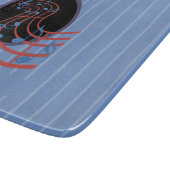 Planche À Découper Bonne chance, Cercle de musique noire (Coin)