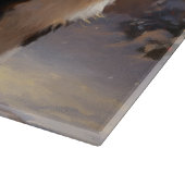 Planche À Découper Border Collie Saison des Fêtes de Noël (Coin)
