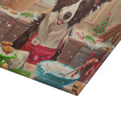 Planche À Découper Bordure Collie Gîtes : Noël festif (Coin)