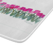 planche à découper bosquet de tulipes roses (Coin)