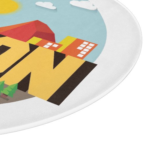 Planche À Découper Boston comme destination (Coin)