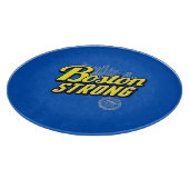 Planche À Découper Boston Strong sur un décor bleu (Coin)