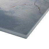 Planche À Découper Boston Terrier Laisser neiger Noël (Coin)