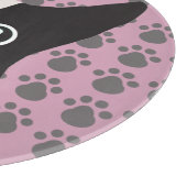 Planche À Découper Boston Terrier, Rose Poussiéreux (Coin)