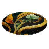 Planche À Découper Botanical Orchid Greens & Golds (Coin)