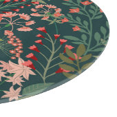 Planche À Découper Botanique florale foncée sans Motif (Coin)