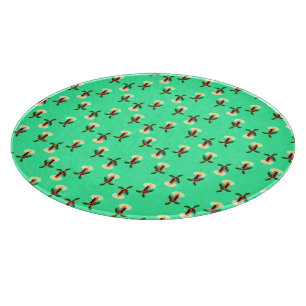 Planche À Découper Bougie Bourgogne avec saint Noël