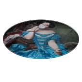 Planche À Découper Boule de gomme Diva en satin bleu (Coin)
