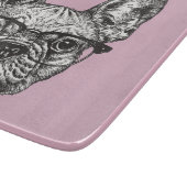 Planche À Découper Bouledogue de hippie (Coin)