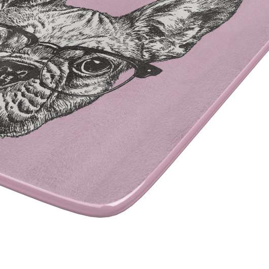 Planche À Découper Bouledogue de hippie (Coin)