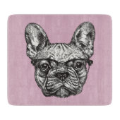 Planche À Découper Bouledogue de hippie (Devant)