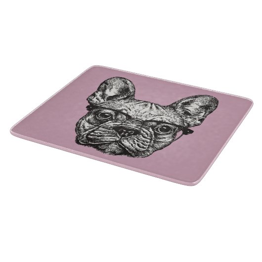 Planche À Découper Bouledogue de hippie (Coin)