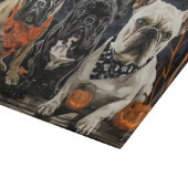 Planche À Découper Bouledogue français Halloween épouvantable (Coin)
