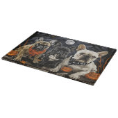Planche À Découper Bouledogue français Halloween épouvantable (Coin)