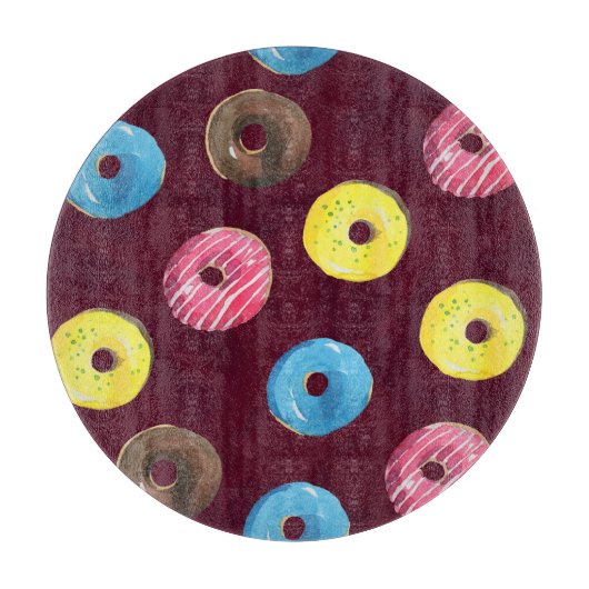 Planche À Découper Boulons de rubis : Motif imperméable. (Devant)