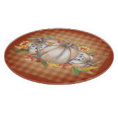 Planche À Découper Bouquet Citrouille d'automne (Coin)