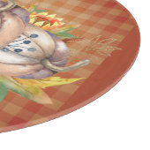 Planche À Découper Bouquet Citrouille d'automne (Coin)