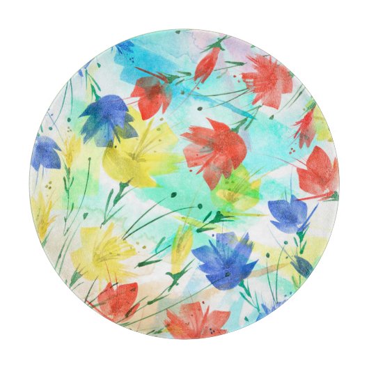 Planche À Découper Bouquet de la mode orchidée (Devant)