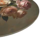 Planche À Découper Bouquet de roses rouges classiques nature morte (Coin)
