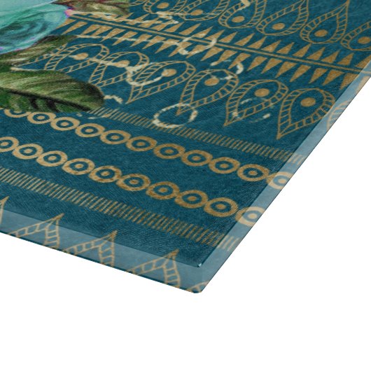 Planche À Découper Bouquet de Seafoam (Coin)