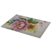 Planche À Découper Bouquet de tasses à thé  (Coin)