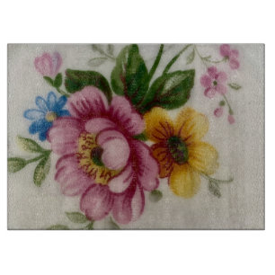 Planche À Découper Bouquet de tasses à thé 