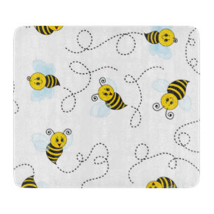 Planche À Découper Bourdon Volant Jaune Noir Abeille Bourdon