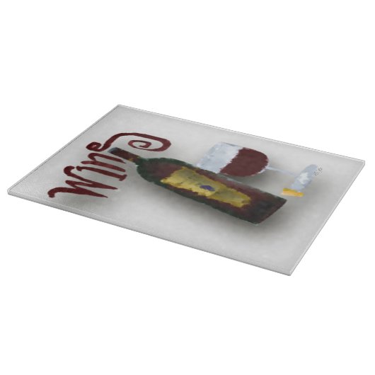 Planche À Découper Bouteille à vin (Coin)
