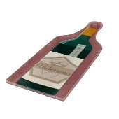 Planche À Découper Bouteille de vin personnalisée (Coin)