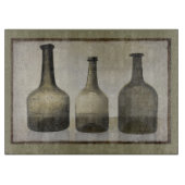Planche À Découper Bouteilles rustiques Encore Vie Art (Devant)