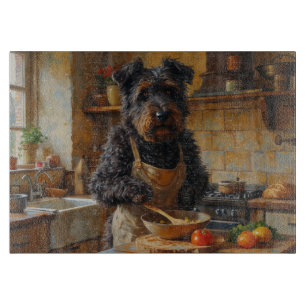 Planche À Découper Bouvier des Flandres cuisine dans la cuisine