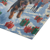 Planche À Découper Bouviers des Flandres Scène de neige festive de No (Coin)