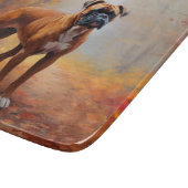 Planche À Découper Boxer en automne Feuilles automne Inspire (Coin)