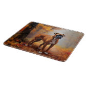 Planche À Découper Boxer en automne Feuilles automne Inspire (Coin)