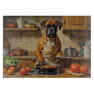Planche À Découper Boxeur cuisine dans la cuisine