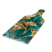 Planche À Découper Branche avec Feuilles d'or Ginko Biloba (Coin)