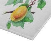 Planche À Découper Branche d'arbre fruitier d'abricot colorée (Coin)